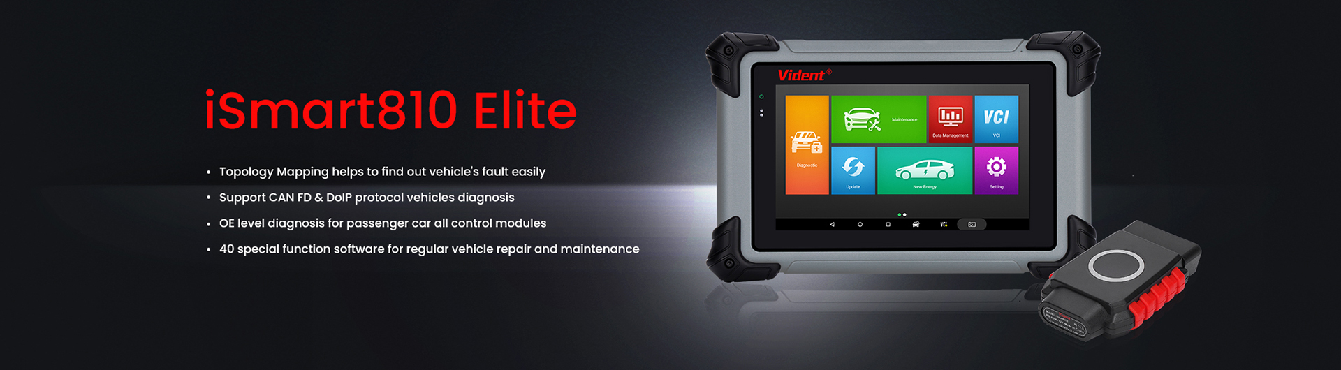 iSmart810 Elite Super Maintenance Car Diagnostic Scanner