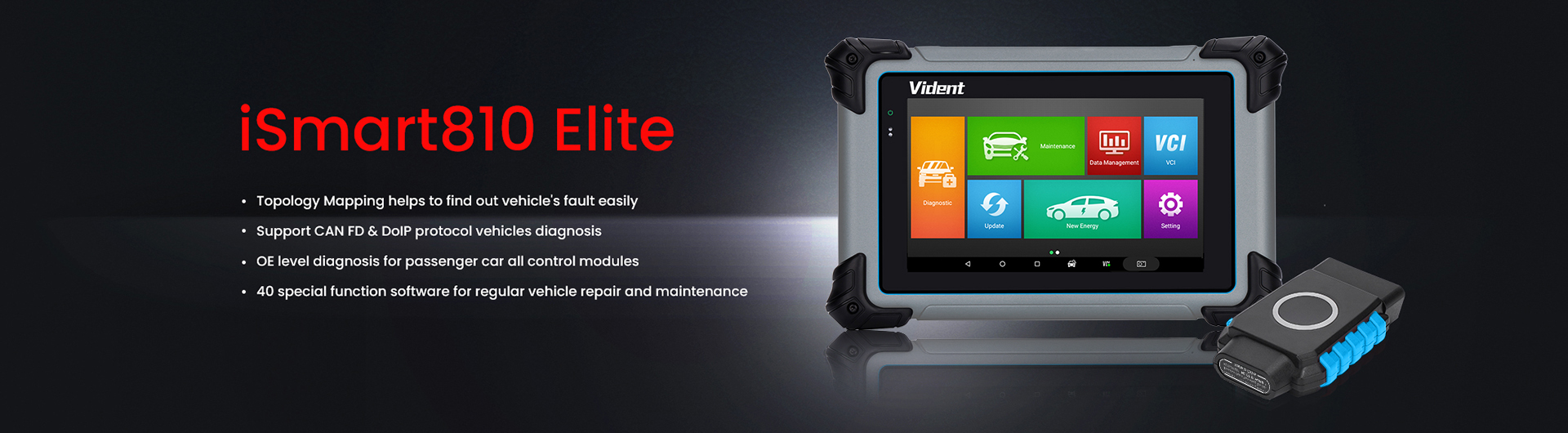 iSmart810 Elite Super Maintenance Car Diagnostic Scanner
