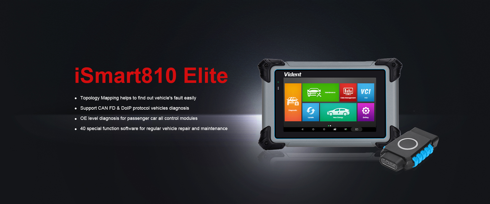iSmart810 Elite Super Maintenance Car Diagnostic Scanner